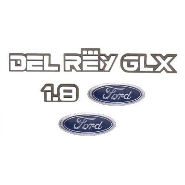Kit Emblemas Del Rey GLX 1.8 